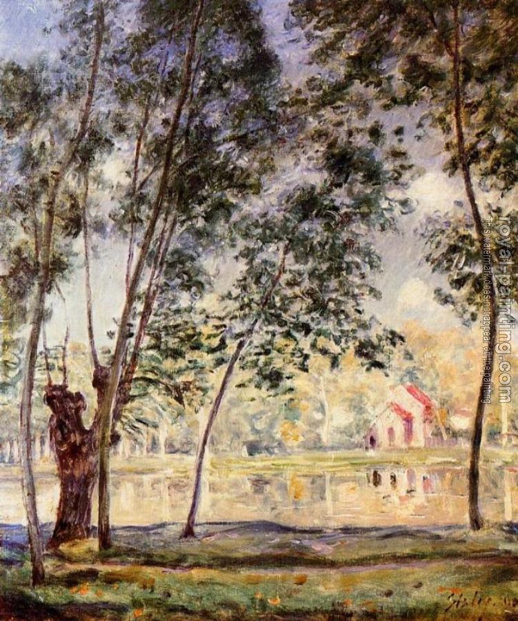 Alfred Sisley : Sunny Afternoon, Willows by the Loing